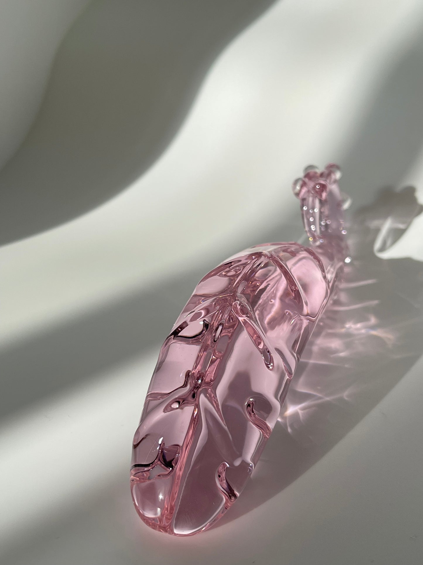 Pink Octopus Crystal Dildo /Tentacle Dildo Glass