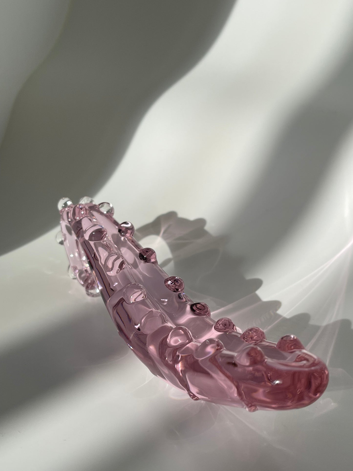 Pink Octopus Crystal Dildo /Tentacle Dildo Glass